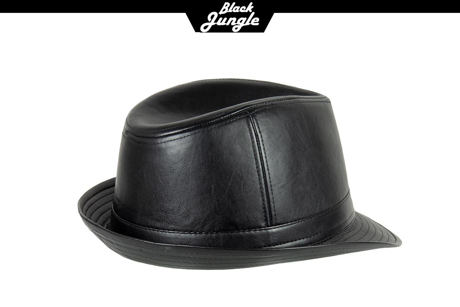 Black Jungle Adam Trilby en Simili Cuir Chapeau des Caraïbes Chapeau de la Havane Chapeau de Pluie Chapeau Chapeau de Soleil Unisexe