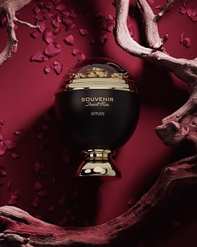 Afnan Souvenir Desert Rose Women's Luxurious Perfume Gift Set Eau De Parfum, Body Lotion & Shower Gel
