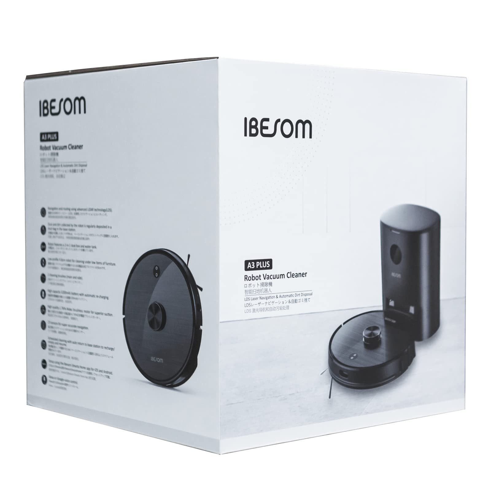 Amazon.co.jp: IBESOM Robot Vacuum Cleaner