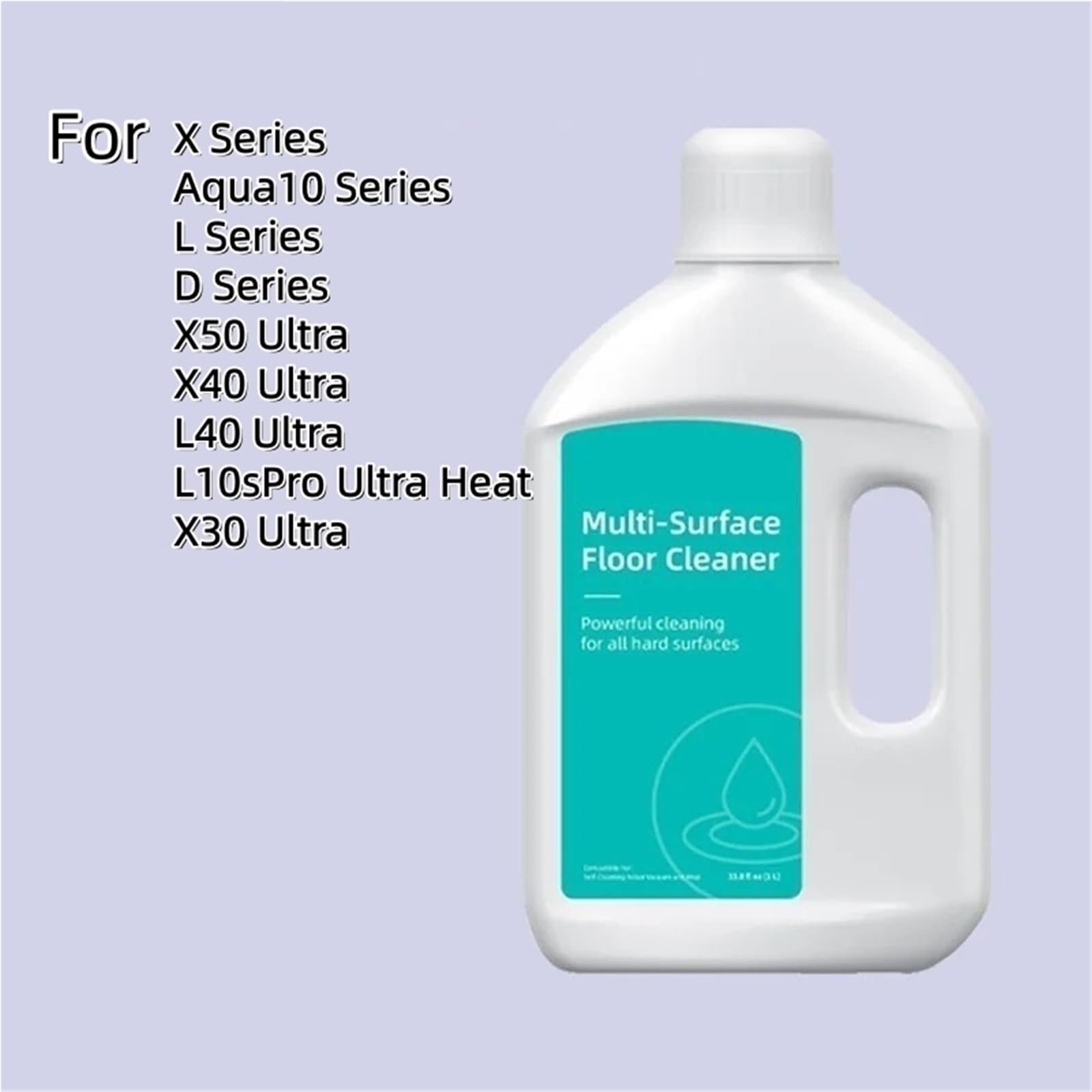 Solución de limpieza de suelos, compatible con Dreame L10/L20/L30/L40/L50/X30/X40/X50, 1000 ml for una limpieza profunda.