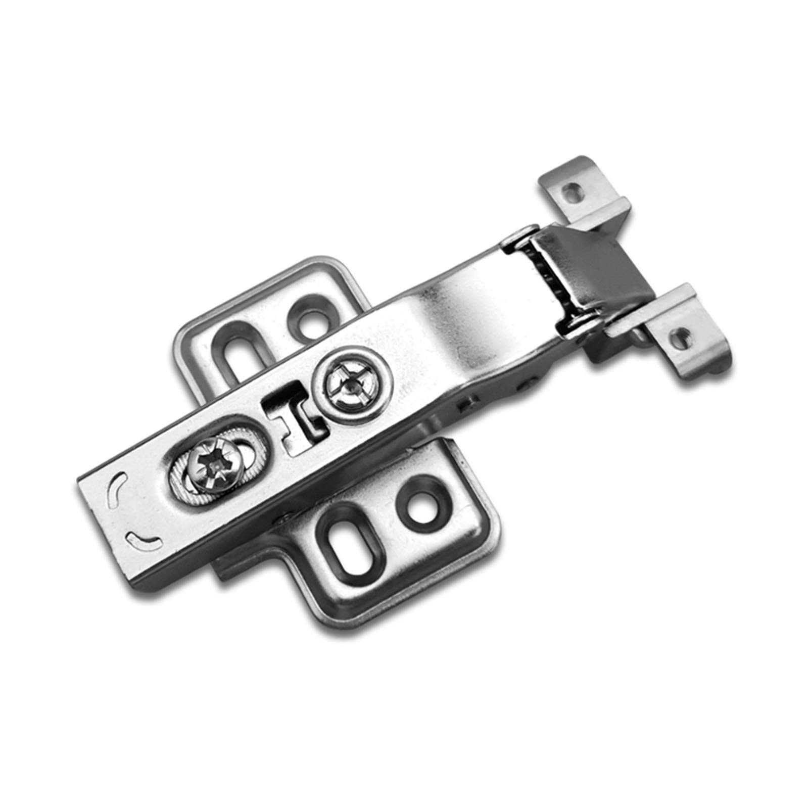 Kitchen Cabinet Hinges Concealed, 1pc Aluminium Frame Glass Door Hinge, Cold Rolled Steel Hydraulic Damping Cushion Silent Concealed Hinge Kitchen Bathroom Cabinet Hinge