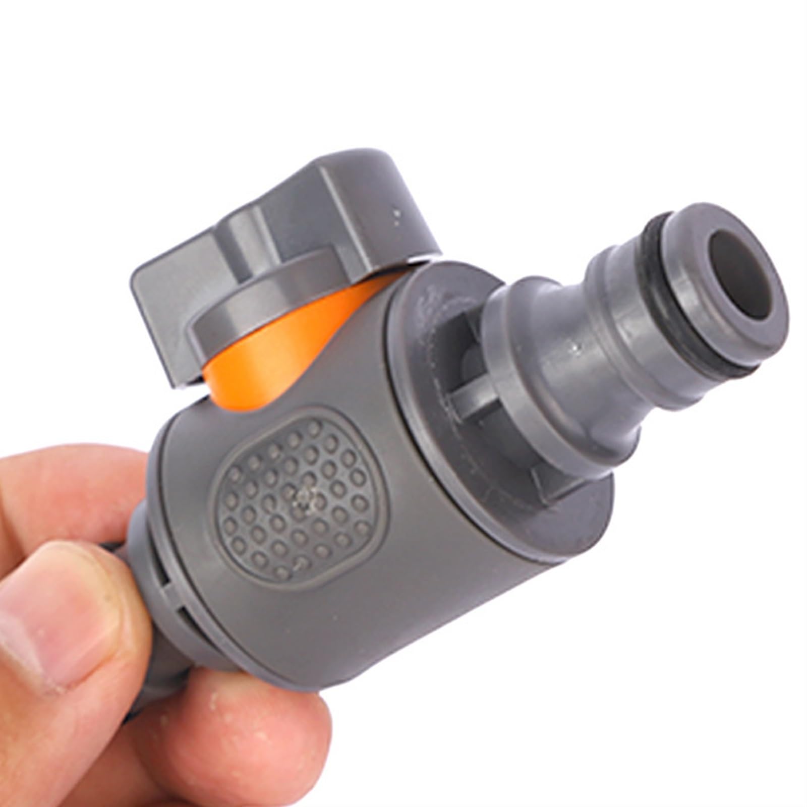 Raccordo rapido regolabile con valvola di controllo Doppio adattatore durevole Irrigazione da giardino Parte di ricambio Connettore for tubo flessibile