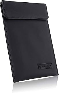 Silent Pocket SLNT Mechanics Key Fob Magnetic Faraday Bag Car Anti Theft Device Shielding Against All Signal Types, Including RFID Blocking & Durable Faraday Bag - Fits Most Car Keyfobs (Black)