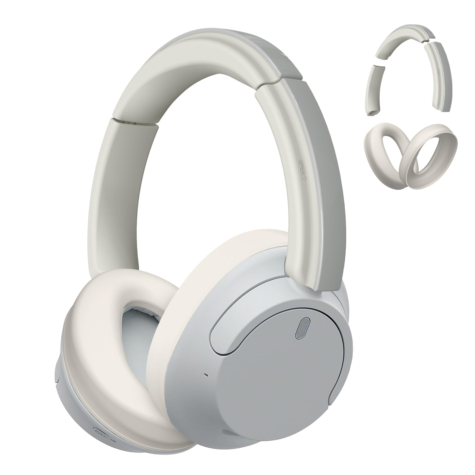 Funda de silicona para Sony WH-CH720N, resistente a los arañazos, portátil, ultraligera, cubierta de almohadilla/banda para la cabeza, funda de silicona suave compatible con Sony WH-CH720N