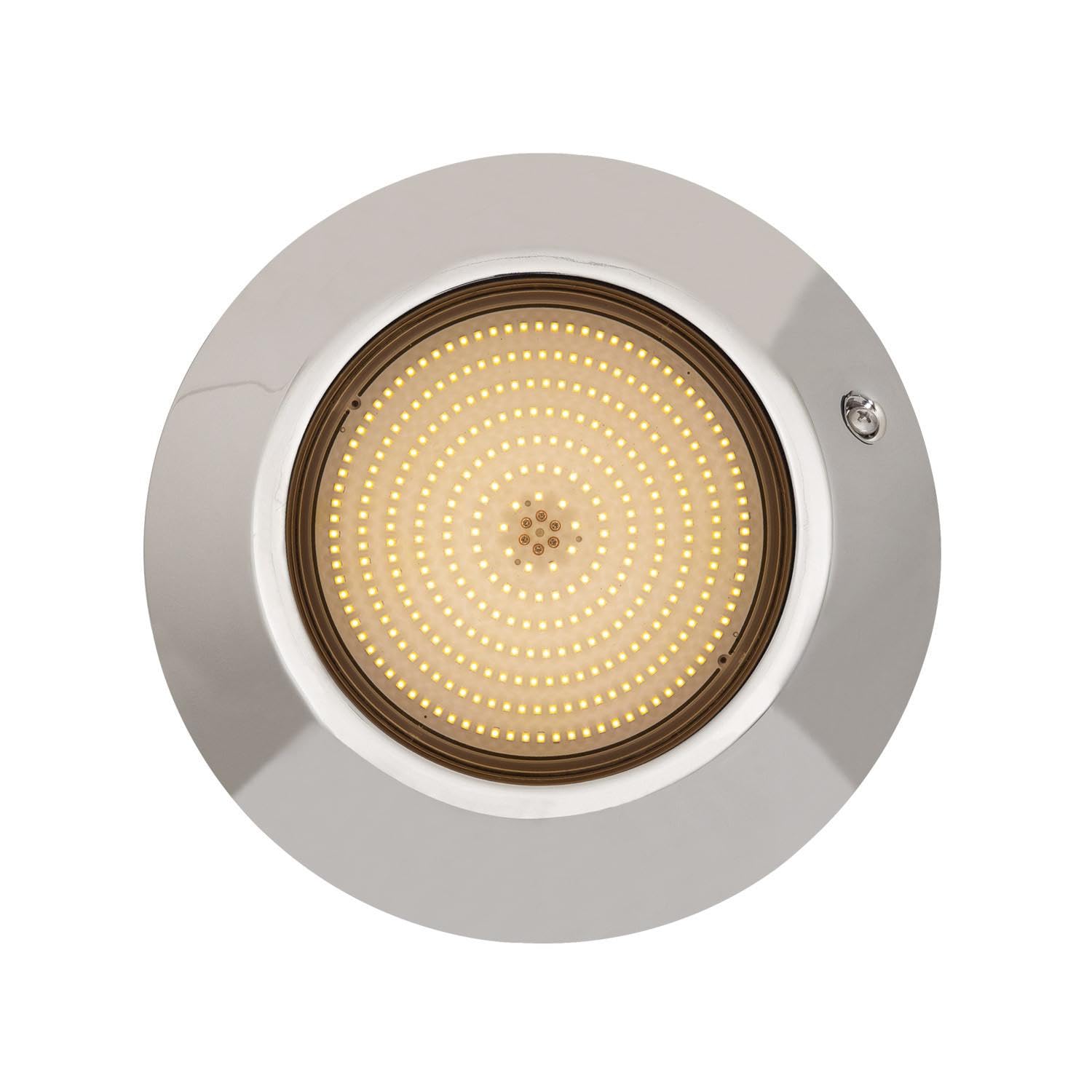 LEDKIA Foco Piscina Superficie LED Sumergible 3000K 12V AC/DC IP68 Acero In