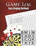 Game Log: Score-Keeping Notebook - Family Game Journal