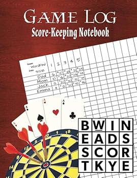 Game Log: Score-Keeping Notebook - Family Game Journal