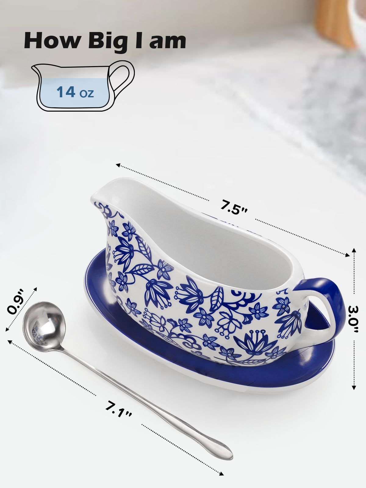 Cranberry Sauce Dish LoeJan Gravy Boat With Spoon, Ceramic Sauce
