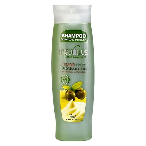 mayoliva Intensive acondicionado Terapia para seco & Cabello Dañado, Champú, 12 Onza