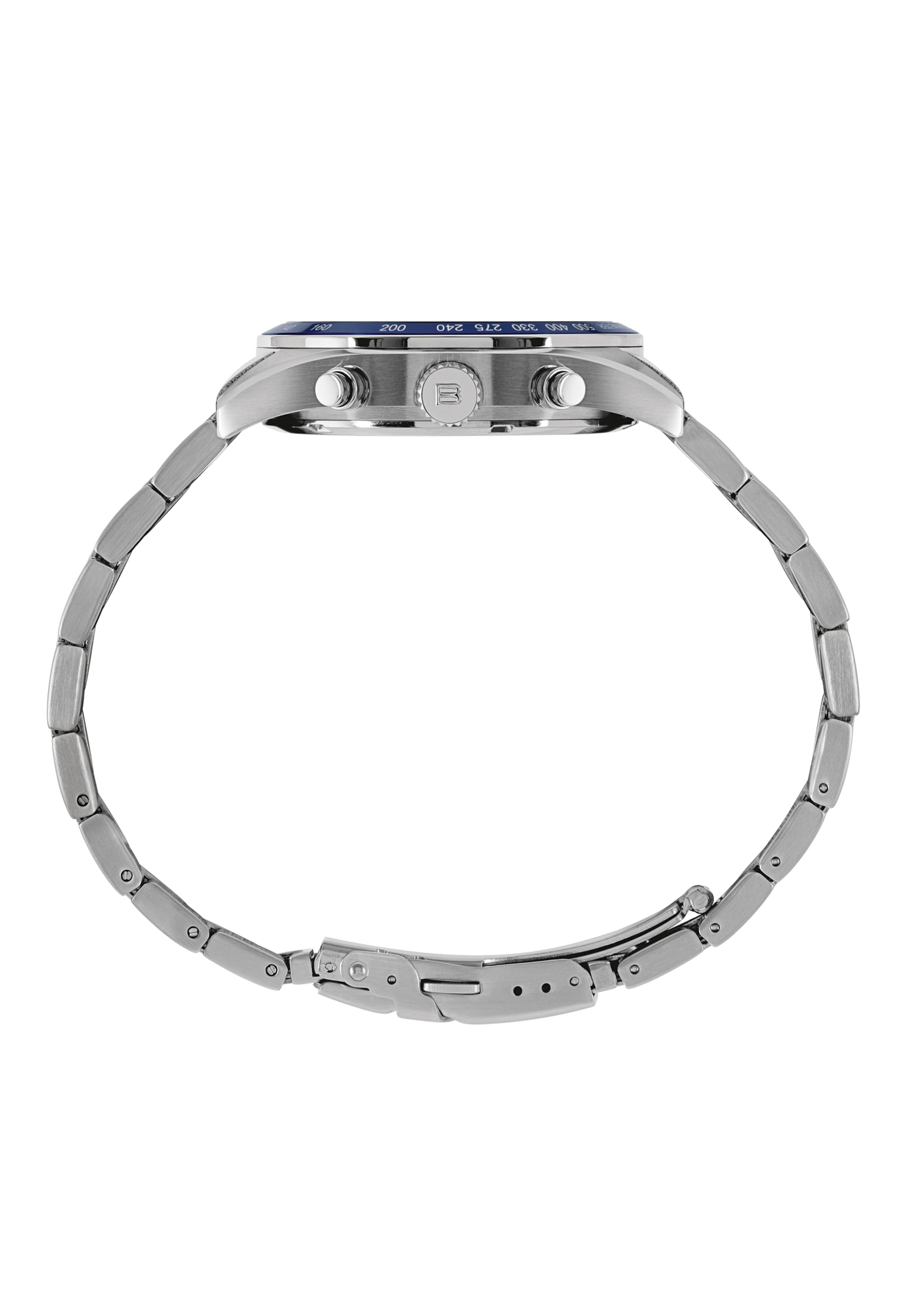 Breil, Collezione Echo, Cronografo Uomo, Cassa in Acciaio con Finitura Bilux, Lunetta con Disco in Alluminio, Quadrante con Effetto Sunray, Indici e Sfere Luminous, Cassa 42 mm