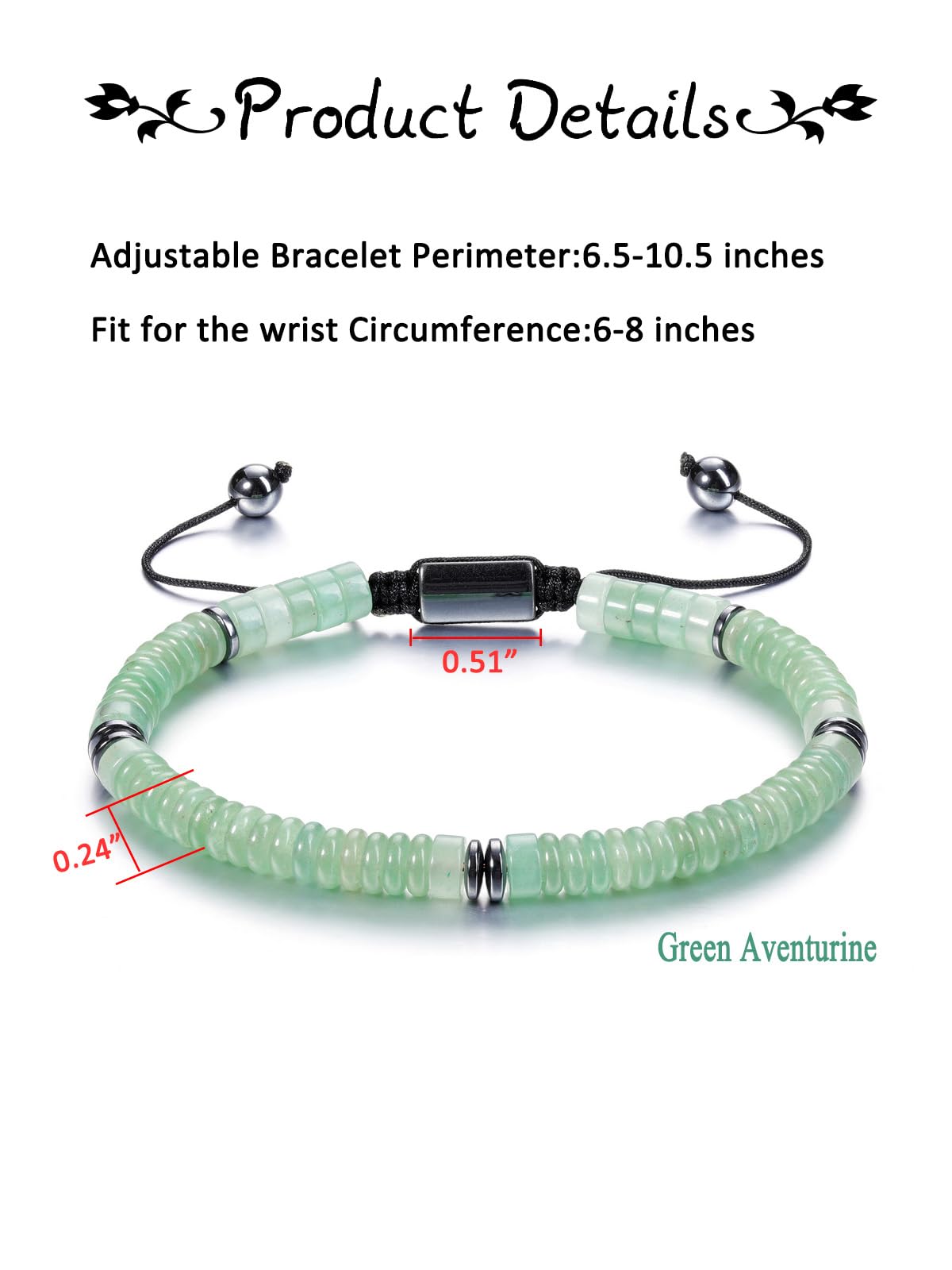 LYGBAOFUL Herren-Armband mit Kristallperlen, Tigerauge, Stein, Angstschutz, Heilungsarmbänder, verstellbare spirituelle Geschenke für Frauen, Männer, Ihn, Freund, Ehemann, Valentinstag, Jahrestag,