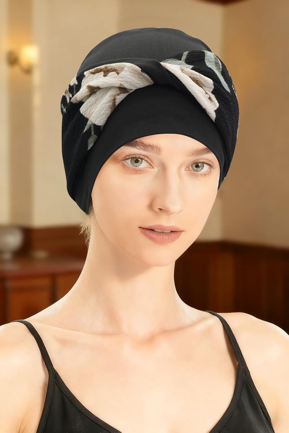 XYIYI Knot Chemo Headwear for Womens Cancer Patients, Stretchy Chemotherapy Headwraps Beanie Hats - Image 2