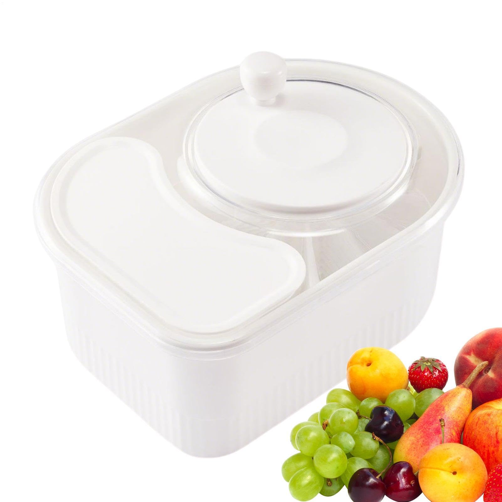 Centrifugadora Limpiadora De Verduras Y Frutas Para Cocina Tapa Escurridora