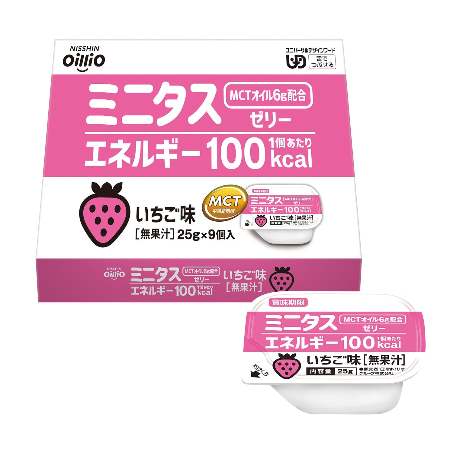Amazon.co.jp: 日清オイリオ ミニタス エネルギー ゼリー 225g（25g×9