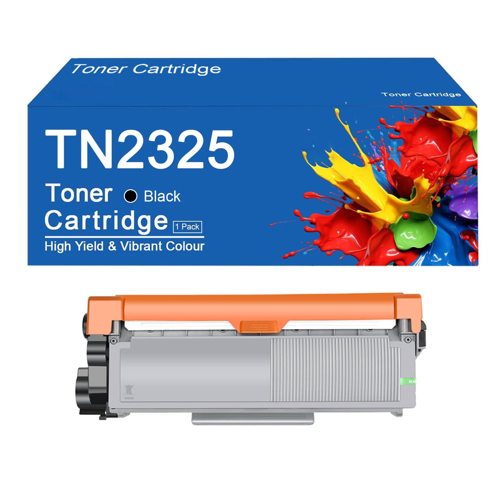 Cartouche de Toner TN2325 de Remplacement pour imprimantes Brother HL-2260, 2260d, 2560dn, MFC-7380, 7480d, 7880dn et DCP-7080, 7080d, 7180dn – Facile à Installer et à Utiliser,TN2325 -1Set