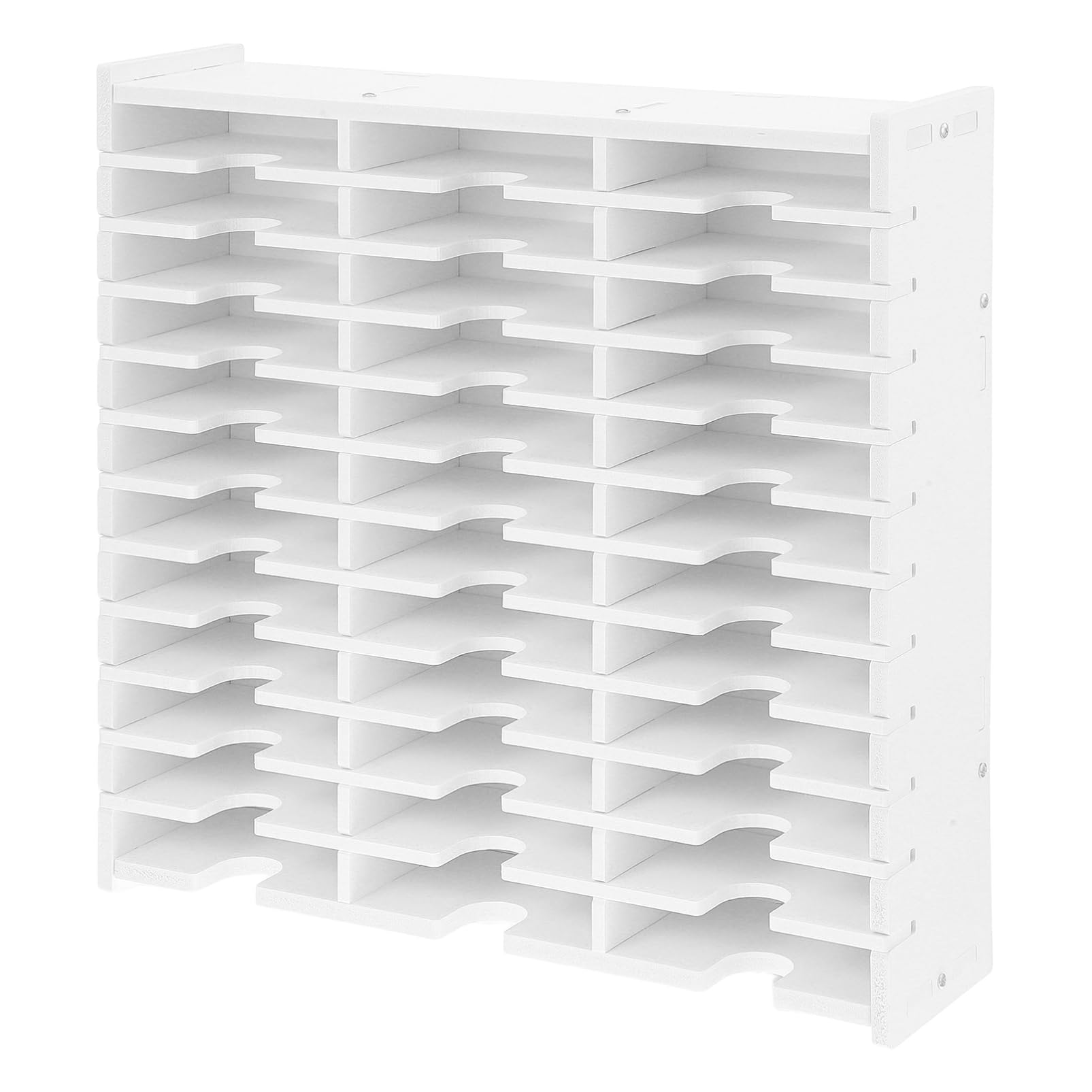 Luxshiny Custodia Porta Cd e Dvd Portatile in Pvc Riutilizzabile, Organizer Multi-griglia 36 Scomparti, Supporto Per Tamponi e Dischi, Per Ufficio, Casa e Negozi Di Musica