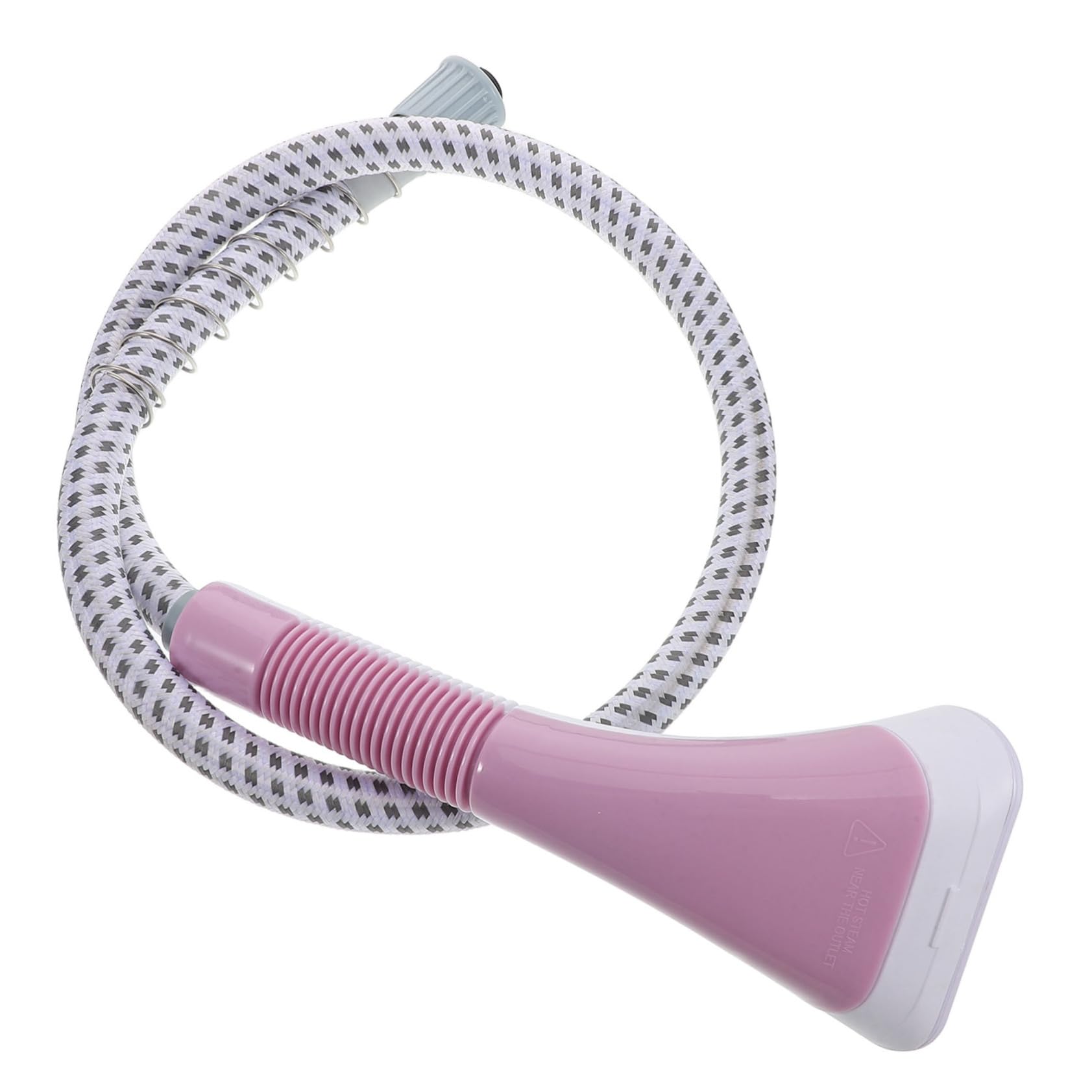 STOBOK Plastic Steam Hose for Garment Steamer with Brush Attachment Compatibility Easy to Install Optimal Heat Efficiency Design for Cleaning and Steaming Needs