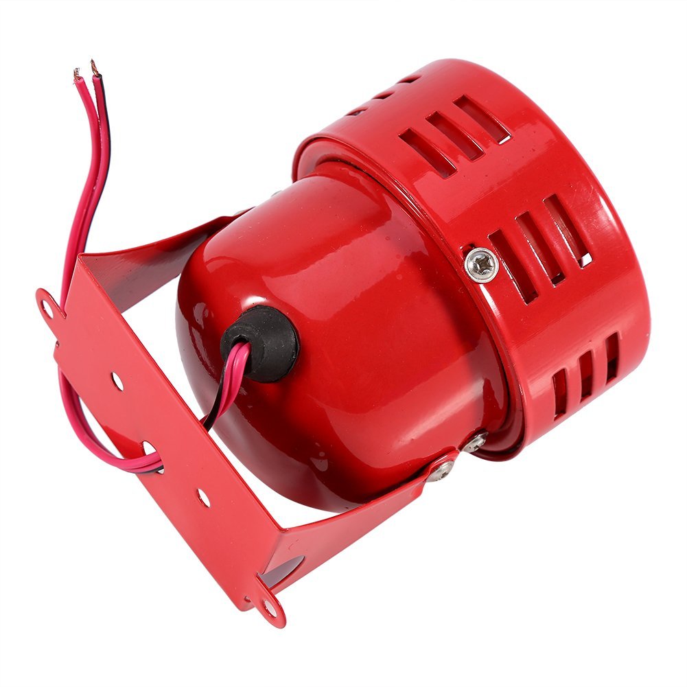 Corno forte 12V 110dB Electric Car Truck Moto guidato Freno motore Air Raid Sirena Corno allarme forte rosso 50s
