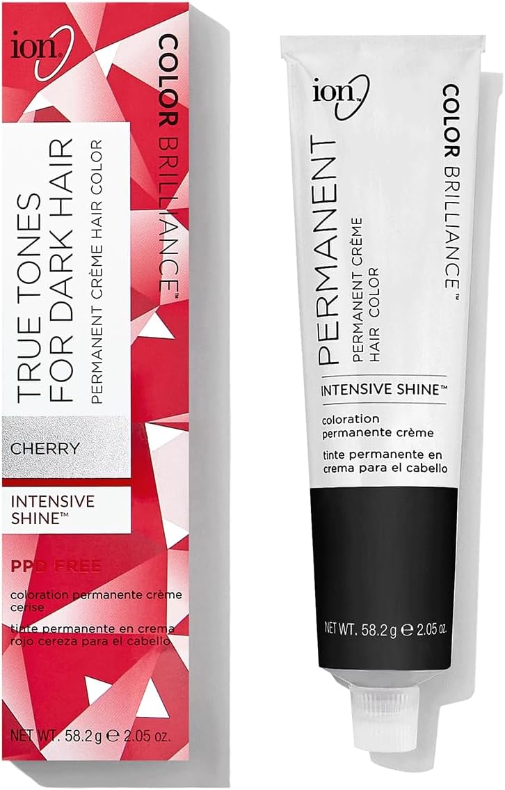 Ion True Tones for Dark Hair Permanent Crème Hair Color Cherry Cherry