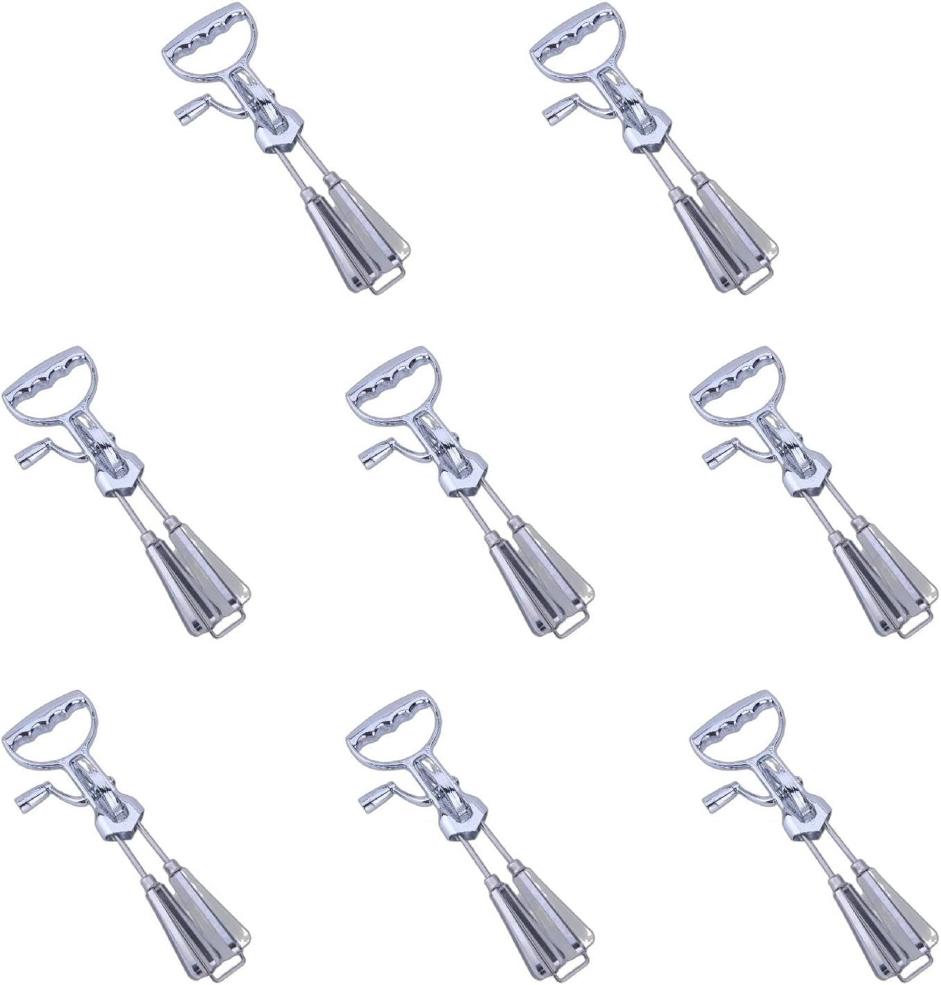 エッグビーターダブルホイップマニュアルミキシングと泡立て器の実用的な卵を泡立てるためのグリップ付き効率的なスターラー