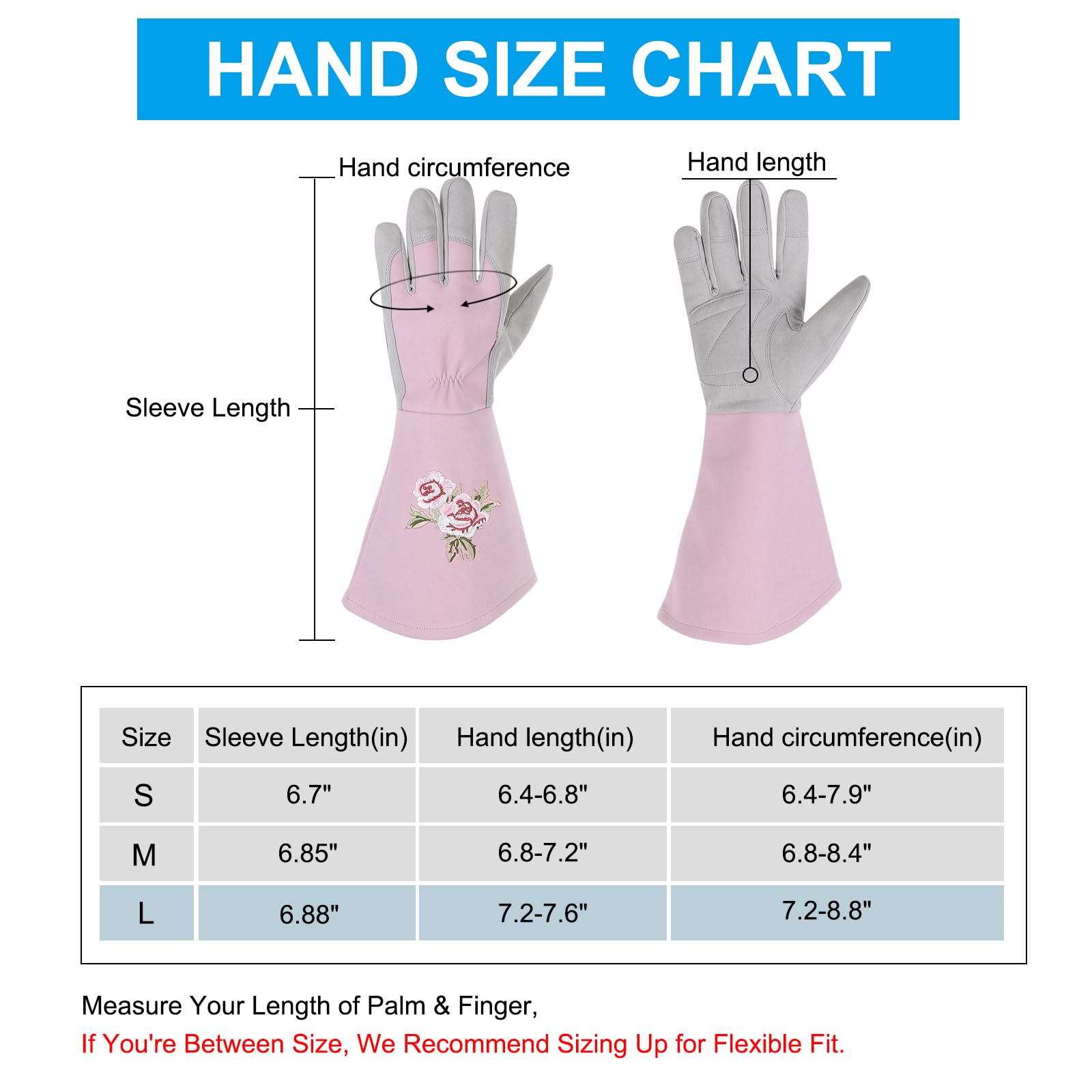 PATIKIL Women Gardening Gloves Thorn Proof - Image 2