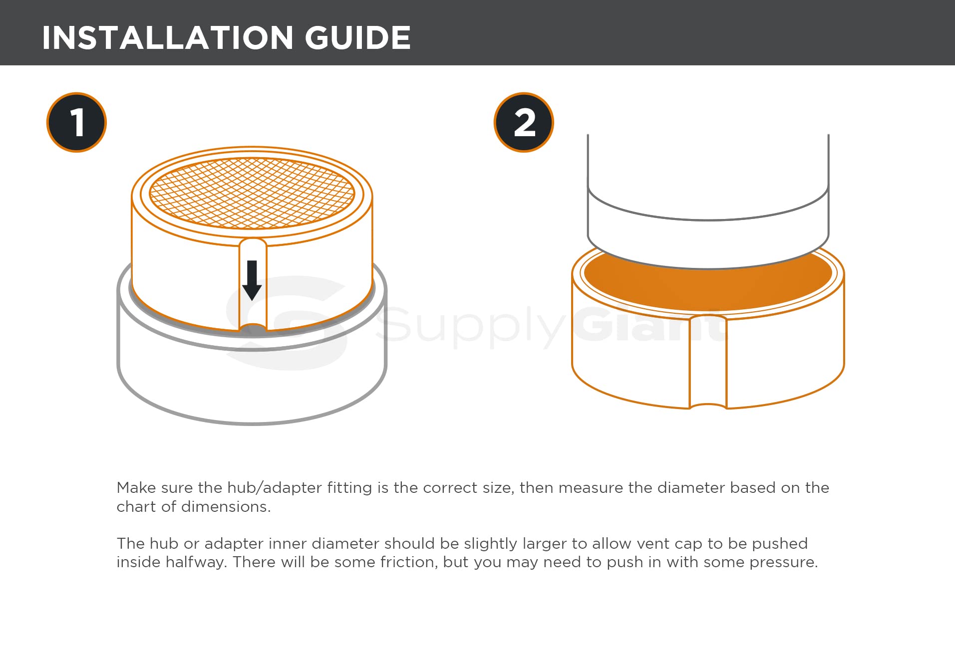 3 Inch Vent Screen Termination Cap, PVC Mesh Cap, High Efficiency