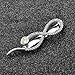 Asienice Silver Snake Tie Pins For Men Unique Fashion Tie Clip Fun Unique Tie Clips For Men Accessories