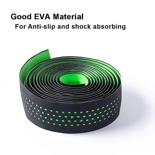 Miniatura 4 de Cintas de manillar de bicicleta, cinta de barra de bicicleta de carretera, envolturas de mango 2 rollos para bicicletas de carretera y ciclismo