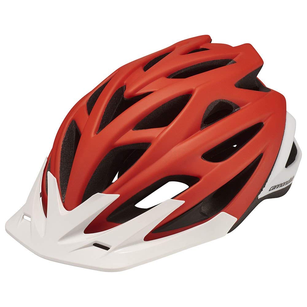 Cannondale 2018 Radius MTN Mountain Bicycle Helmet - CH4607 (Red with White - Small/Medium)