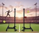 Protoner Badminton/Tennis Net Pole Set, Metal Construction, for Indoor Outdoor Play (Lawn Tennis Net) gallery image