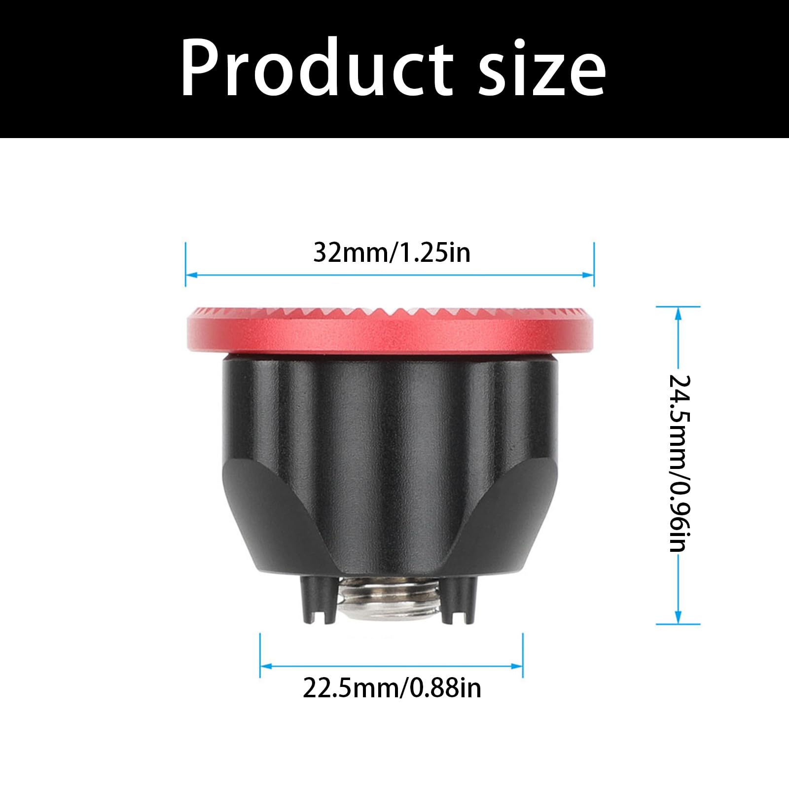 Aluminiowy adapter przekładni ze śrubą montażową 3/20.3 cm do oświetlenia studyjnego, klatki, akcesoria do studia fotograficznego, aluminiowy adapter przekładni