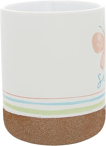 Miniatura 7 de Pavilion - Taza de café de 16 onzas, 16.0 fl oz, taza de té, a rayas, fondo esmaltado, acuarela, mejor amiga, amiga, mamá, abuela, hermana, hija,