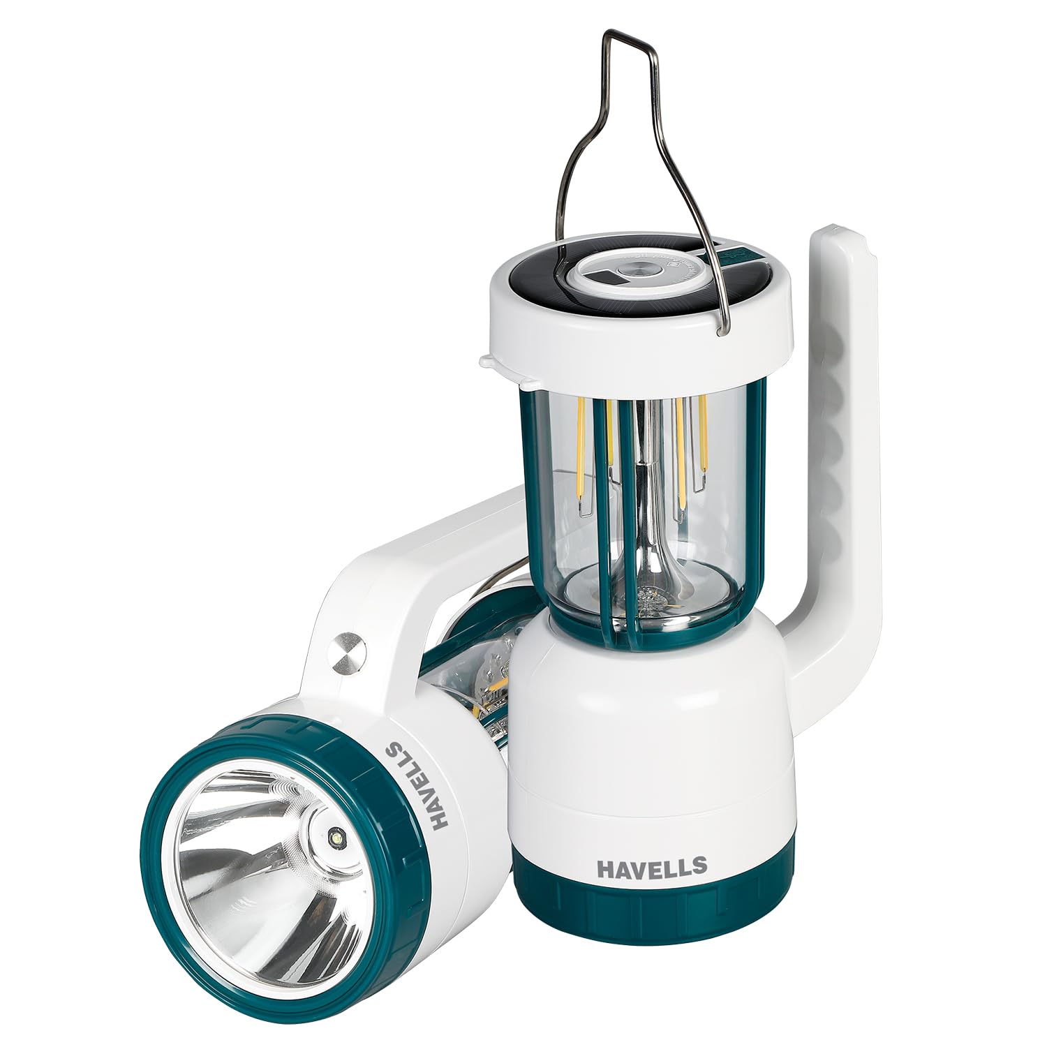 Havells 6w 3 in 1 Solar Emergency Light (Solar Powered Lantern|Torch|3600mAh Powerbank) with 3 Light Modes 3000K/4000K/6500K|Torch Mode Includes Low, Medium and high Brightness Options(White & Green)-image-15