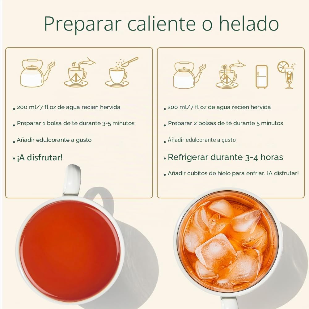 VAHDAM, Original Masala Chai Té (30 Piramidales Bolsitas De Té) Masala Chai | Bolsa De Con Especias Chai | 100% Pura Y Natural | Caliente, Frío O Como Kombucha