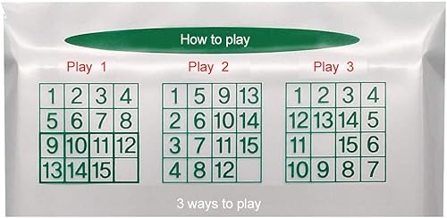 Miniatura 5 de Number Slide Puzzle Brain Teaser IQ Juego - Paquete de 1 (15 números, 1 unidad)