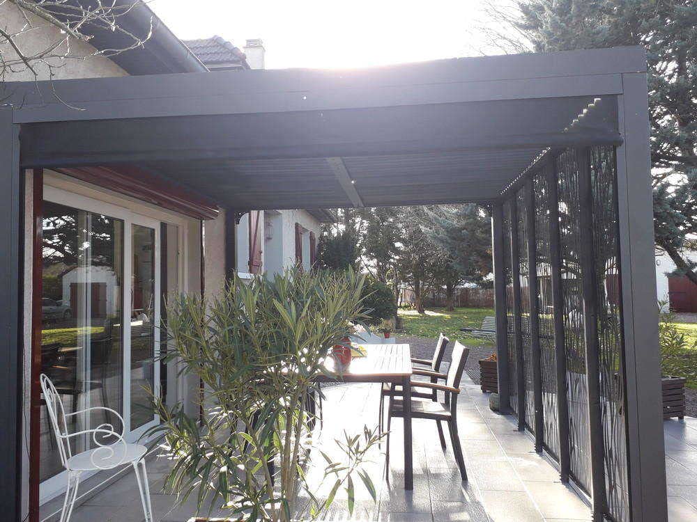Pergola Bioclimatique 10.80m² Gris Anthracite - PER36M30RBI