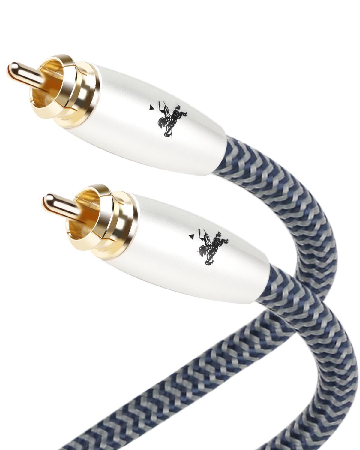 Impeto Subwoofer Cable Digital Kabel Koaxial Cinch Audio Kabel RCA High end Koaxialkabel 1M - Vergoldete Stecker- für CD, Verstärker, Stereoanlage, HiFi-Anlage-1 meter