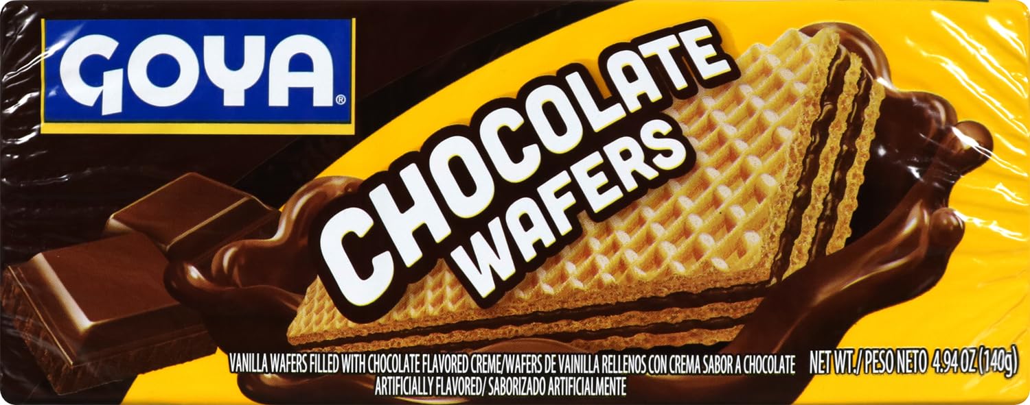 Goya Foods Chocolate Wafers, 4.94 Ounce (Pack of 24)