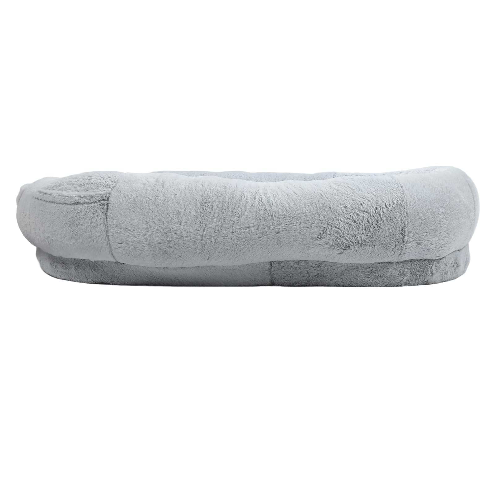 Cuccia per Cani Umani, Spaziosa Cuccia Ergonomica Extra Large per Cani in Memory Foam, Divano Ortopedico per con Fodera Lavabile Rimovibile, Tasca Portaoggetti e Fondo Antiscivolo per