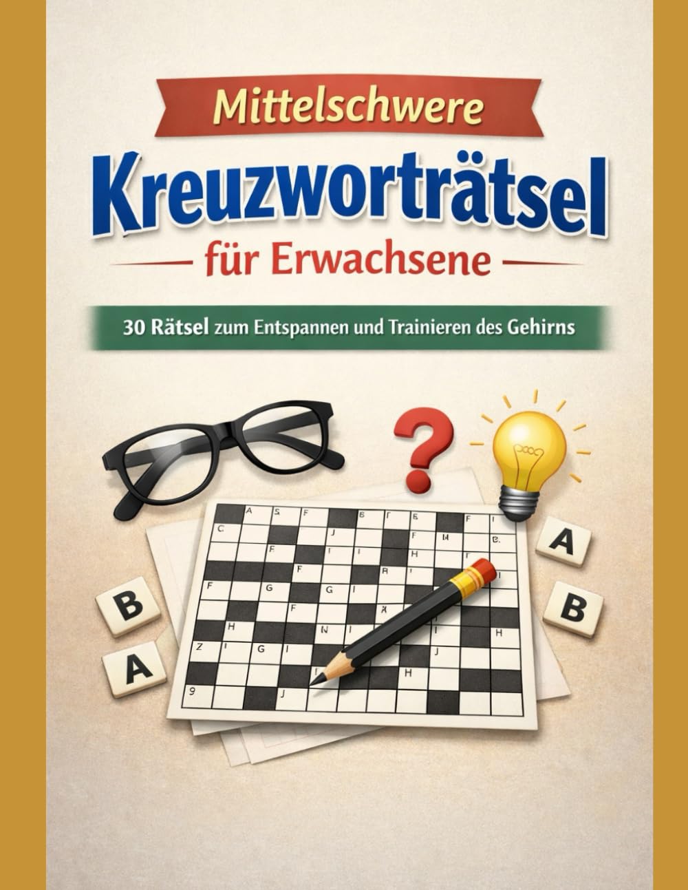 Mittelschwere Kreuzworträtsel für Erwachsene