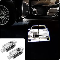 Vista 12 de 2 luces de logotipo HD para puerta de automóvil, proyector LED, luz de sombra de puerta, luz de bienvenida, emblema láser, logotipo, luces de charco
