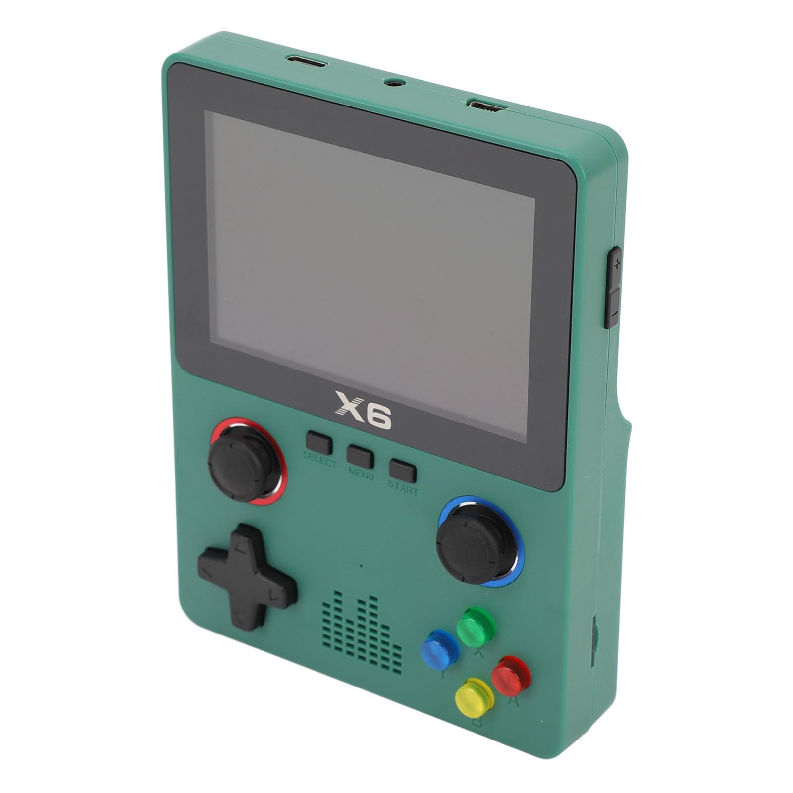 SUNGOOYUE Consola de Burla Portátil HD Retro con Funciones de Chip de Alto Rendimiento, Admite Juegos de Emuladores para Adultos, Incluye una Tarjeta de Memoria de 32 G (Green)