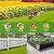 45ft X 13in Animal Barrier Fence, 32 Panels No Dig Fence for Dogs Rabbit, Anti Digging Defense Barrier Garden Edging Border, Rustproof Metal Arched Decorative Garden Fencing for Outdoor, Yard, Lawn