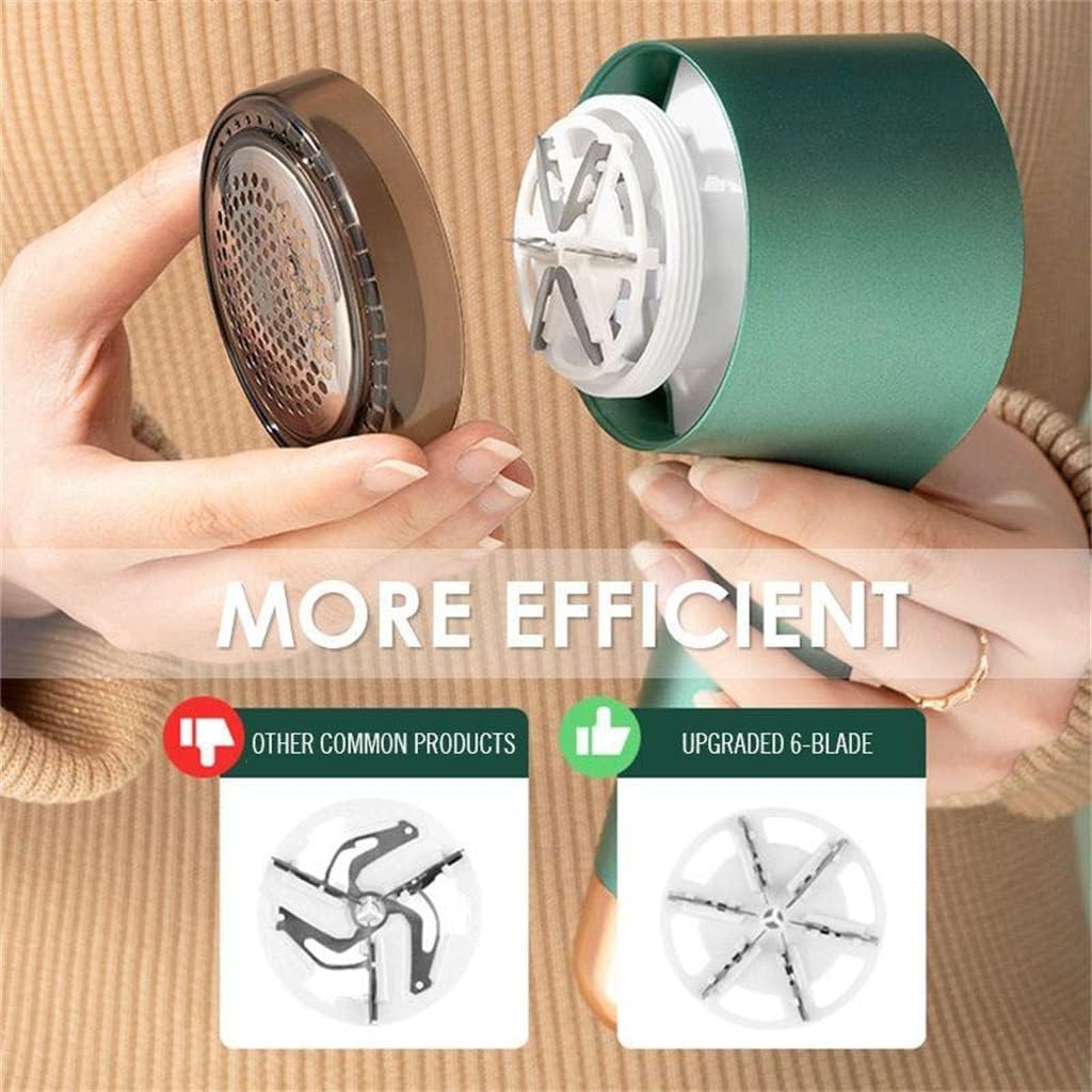 Remover Professional Household Clothes Shaver Fabric Lint Remover Fuzz Electric Fluff Portable .(Gray)