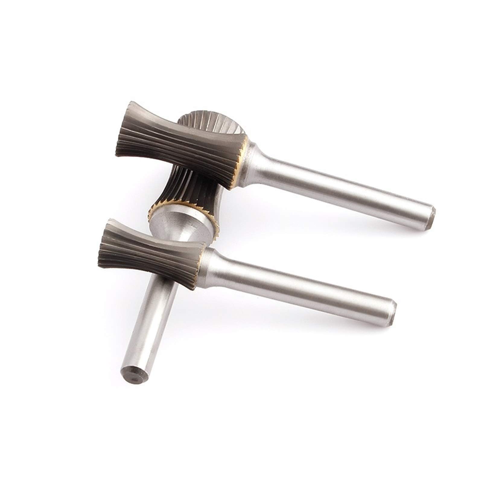 Hngeo U0610m06 Durable Concave Curved Boring Tool Tungsten Steel Milling Cutter Carbide Wood Carving Head Metal Rotating File U-Type For Polishing And Engraving, (Color : )