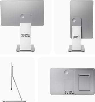 SOTSU FlipAction Touch 14 Portable Monitor | FHD IPS 10-Point Touchscreen | 400 Nits | 100% sRGB | Rotatable | Robust & Lightweight | Tempered Glass | USB-C & Mini HDMI | for Windows, Android & DeX