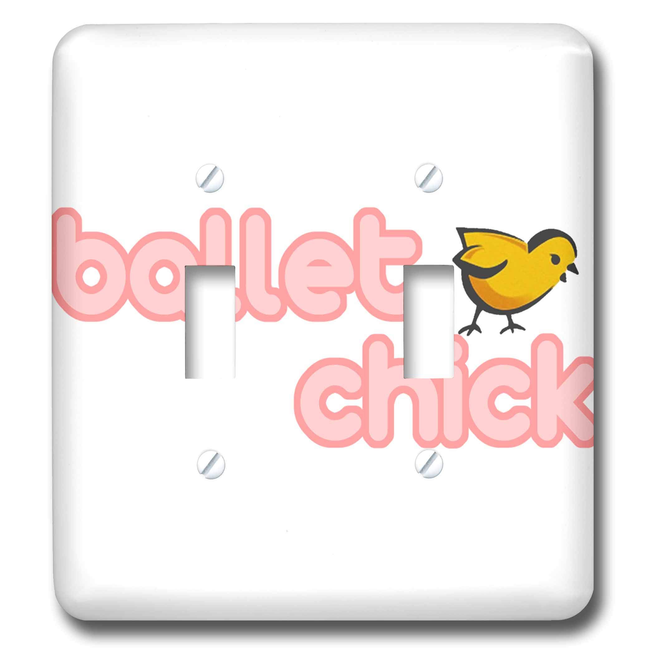 Interrupteur à baïonnette Ballet Chick fini les plaques blanches tristes au mur