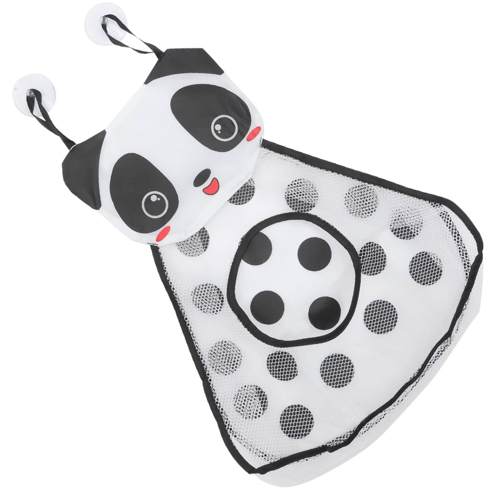 VICASKY 5pièces De Rangement Maille Pour Jouets De Bain Organisateur De Jouets Pour Garçon Fille Avec Ventouse Design Animaux Carton Panda Pratique Et Spacieux Pour Salle De Bain