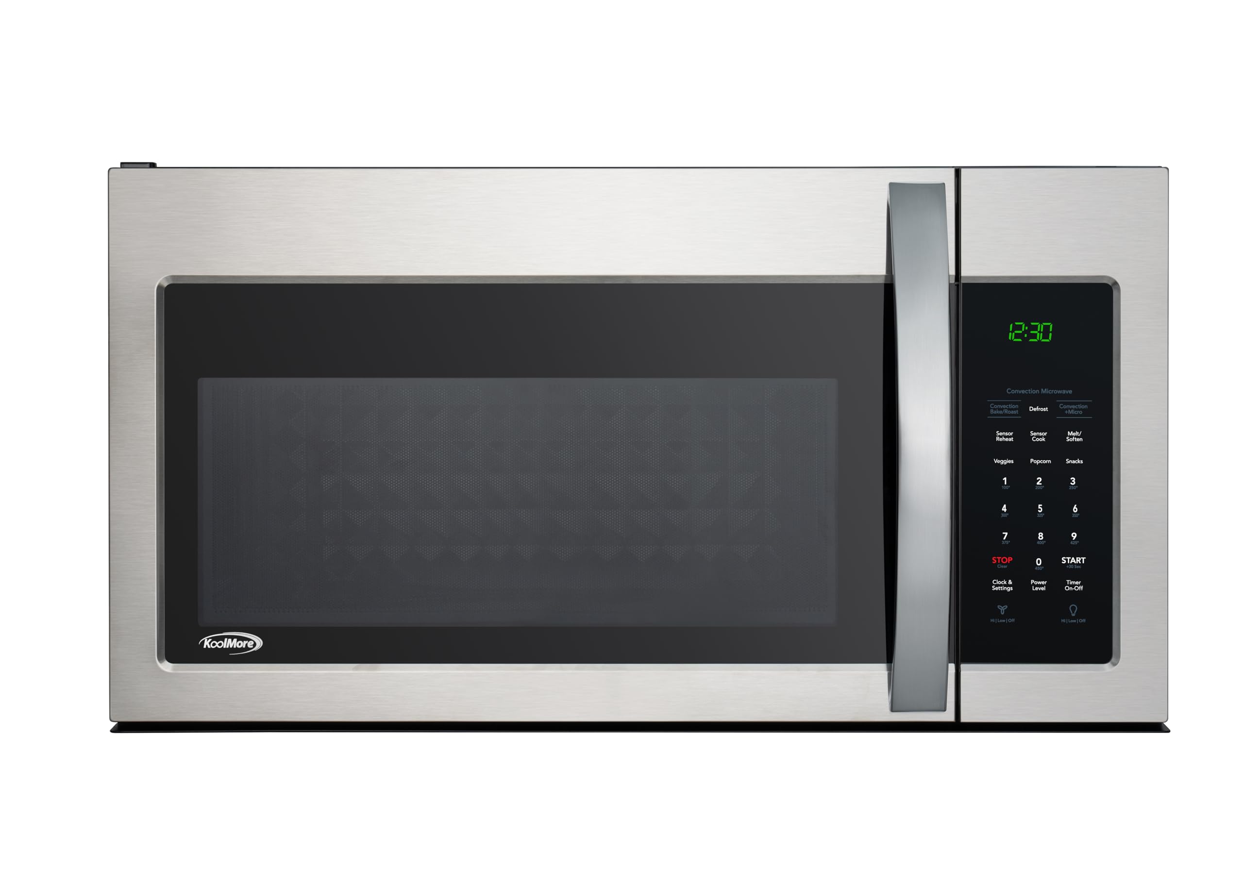 KoolMore 30-inch 1.5 cu. ft. Over-the-Range Convection Microwave Oven,900 Watts and 300 CFM in Stainless-Steel, UL Listed