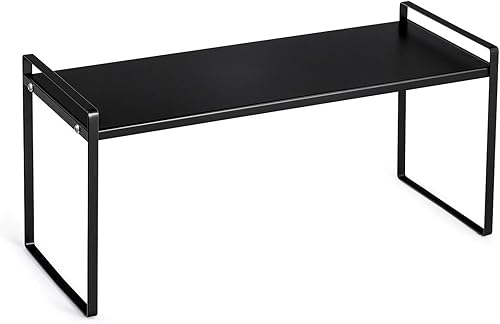 ideaglass Organizador de encimera, estante de especias para armario, estante de despensa de gabinete de 20 pulgadas, organización y almacenamiento